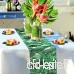 Aytai chemin de table coton Lin 30 5 x 215 9 cm Vert Feuilles de bananier chemin de table pour maison Décoration de table  hawaïen Tropical Jungle Thème Luau fête - B07D79FYZ8
